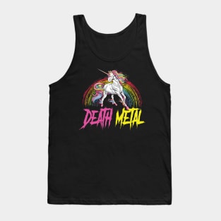 Death Metal Unicorn Tank Top